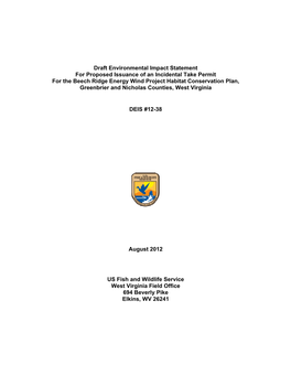 Draft Environmental Impact Statement