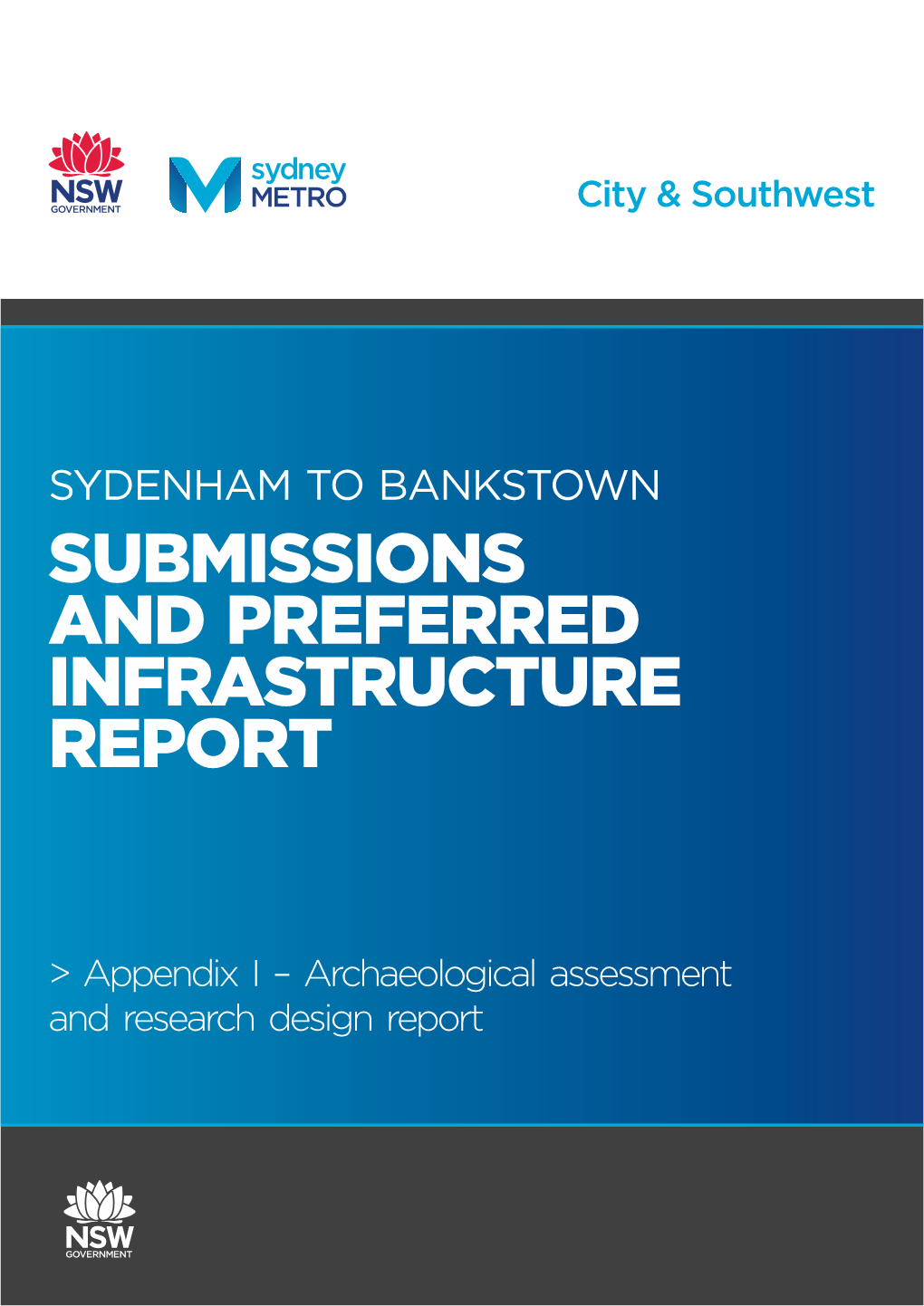 Submissions and Preferred Infrastructure Report