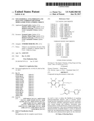 (12) United States Patent (10) Patent No.: US 9,682,960 B2 Labrie Et Al