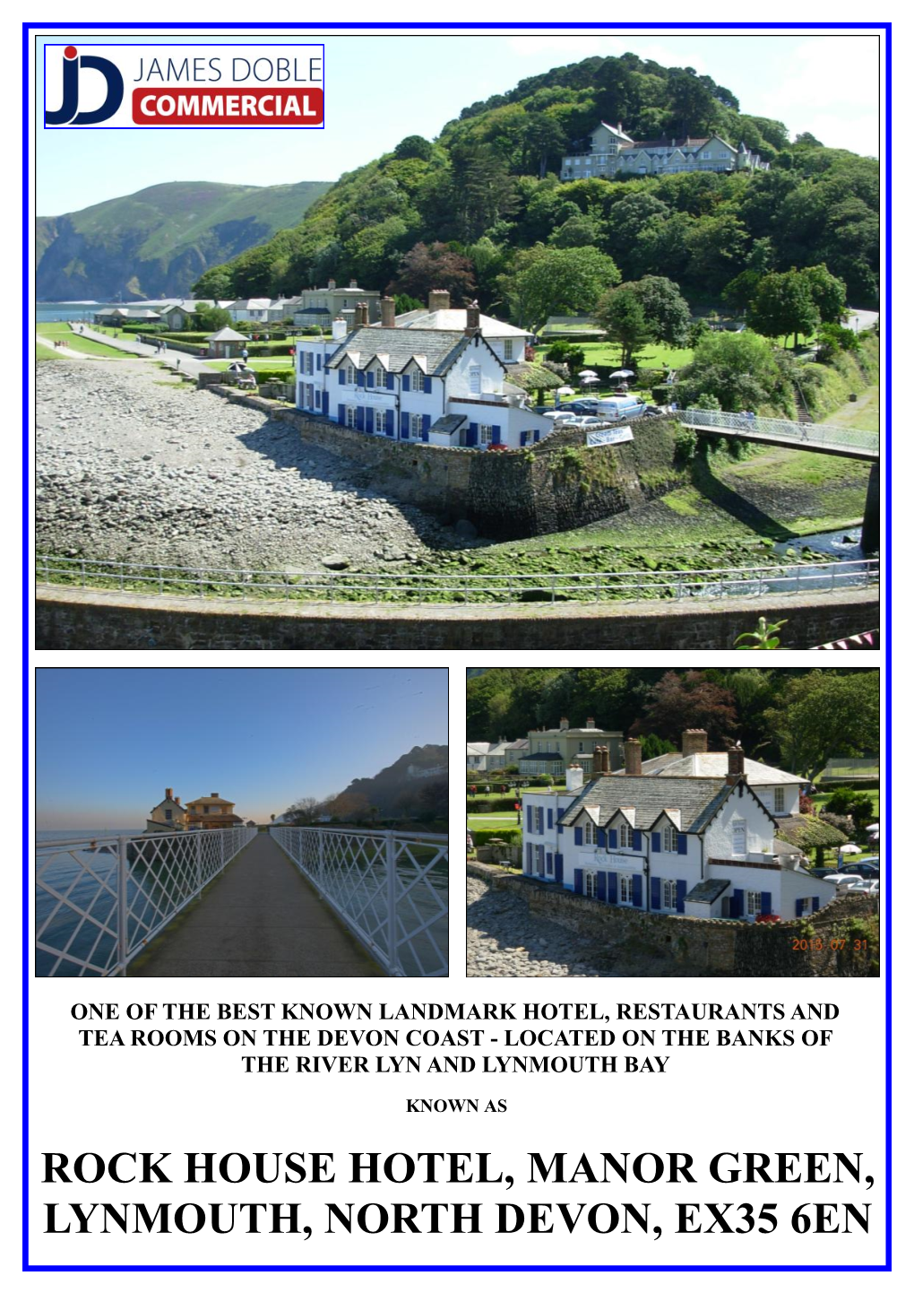 Rock House Hotel, Manor Green, Lynmouth, North