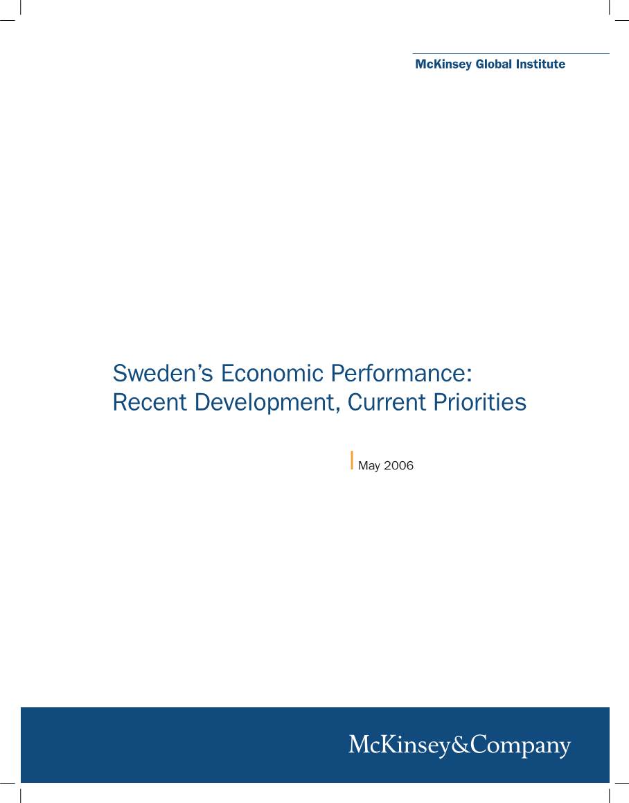 Sweden's Economic Performance