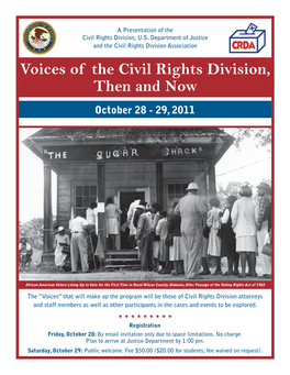 Voices of the Civil Rights Division, Then and Now