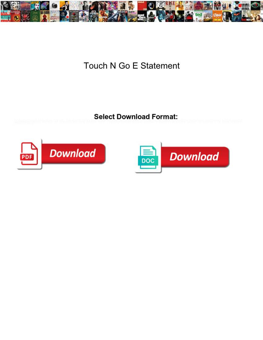 Touch N Go E Statement - DocsLib