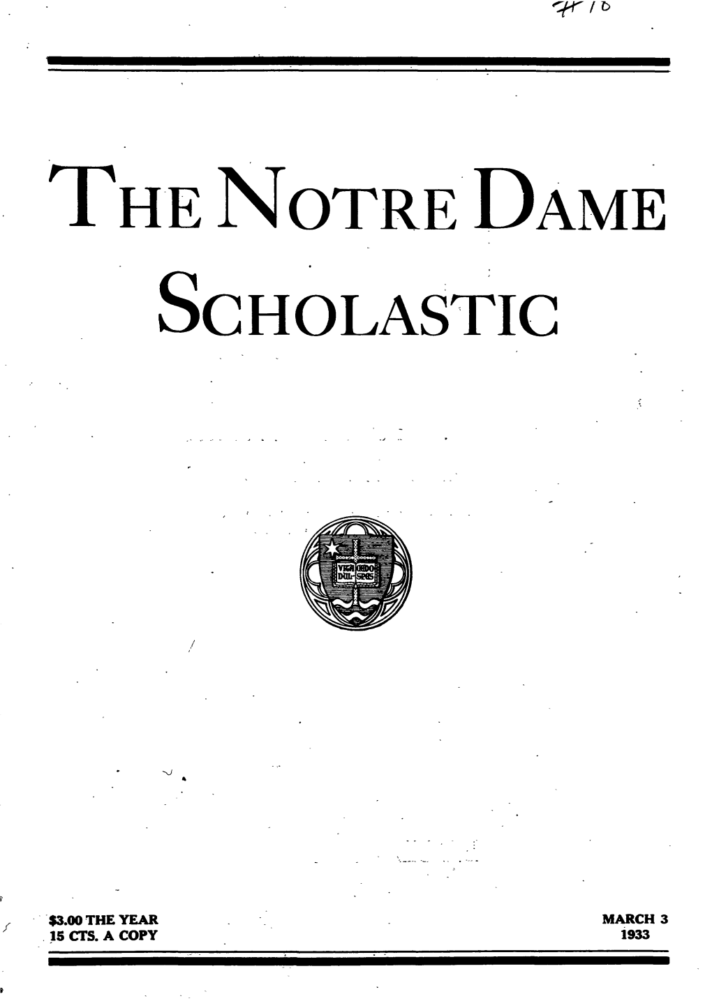 The Notre Dame Scholastic