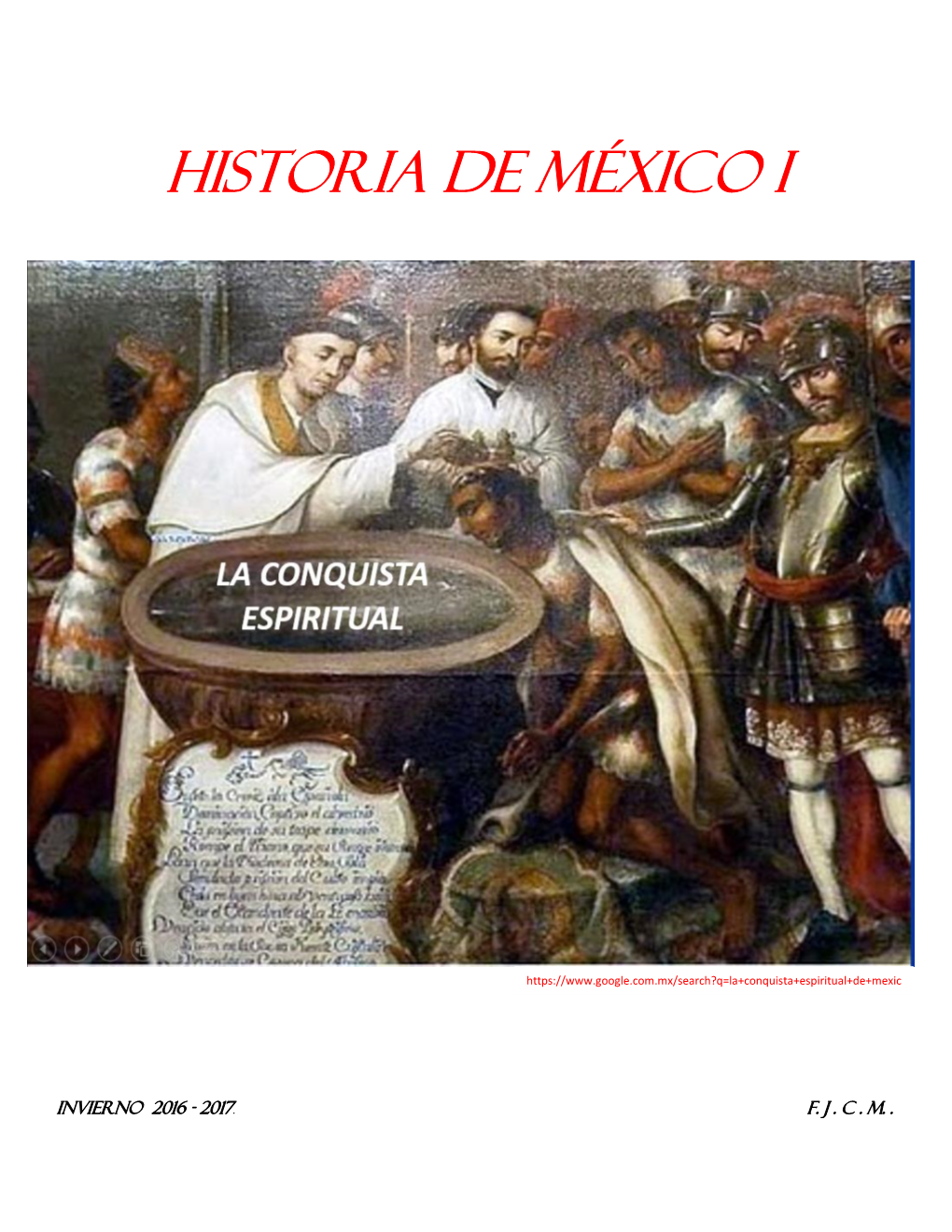 Historia De México I