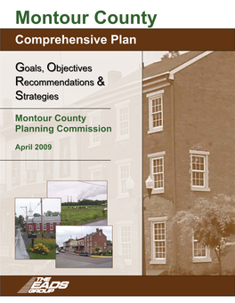 MONTOUR COUNTY COMPREHENSIVE PLAN Goals, Objectives, Recommendations and Strategies