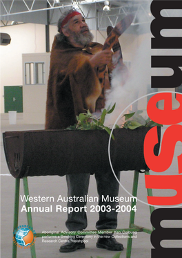 Western Australian Museum Annual Report 2003-2004
