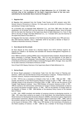 Attachment No. 1 to the Current Report of Bank Millennium S.A. of 17.03