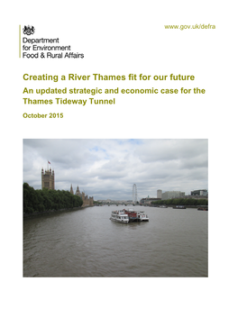An Updated Strategic and Economic Case for the Thames Tideway Tunnel