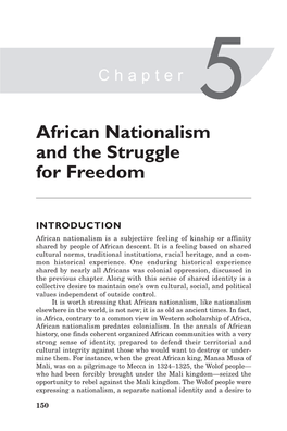 African Nationalism and the Struggle for Freedom