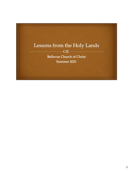 Lessons from the Holy Lands-03