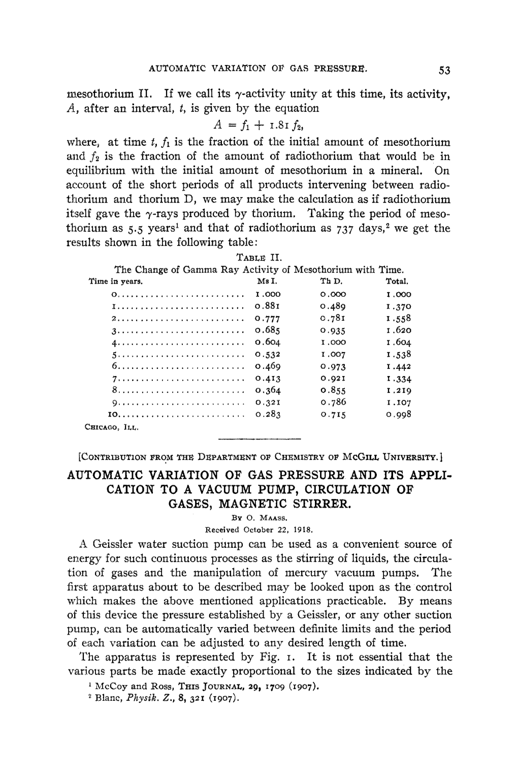 9 ...Automatic Variation of Gas Pressure and Its Appli