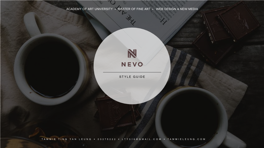 Academy of Art University • Master of Fine Art • Web Design & New Media