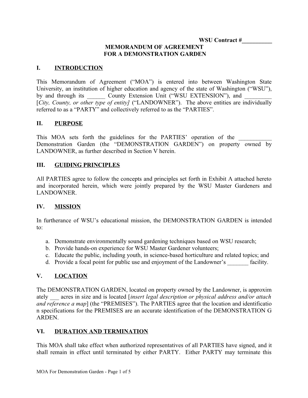 Memorandum of Agreement s1