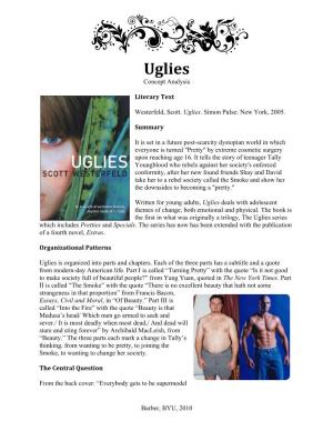 Uglies Concept Analysis
