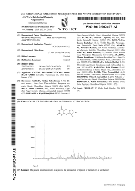 WO 2019/002407 Al 03 January 2019 (03.01.2019) W !P O PCT