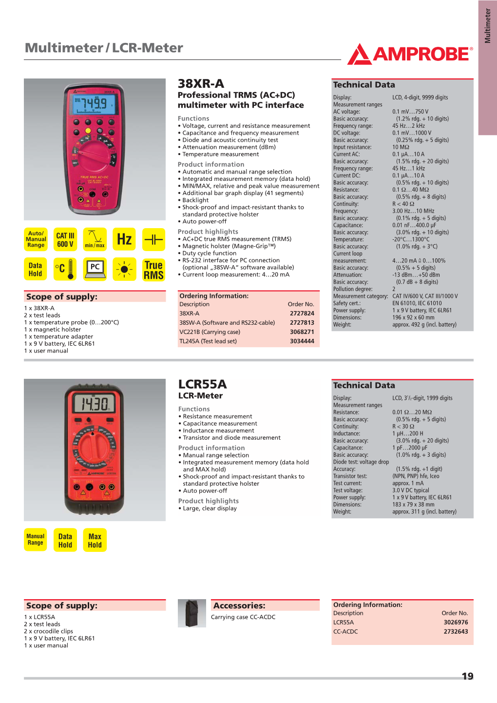 Multimeter / LCR-Meter Multimeter