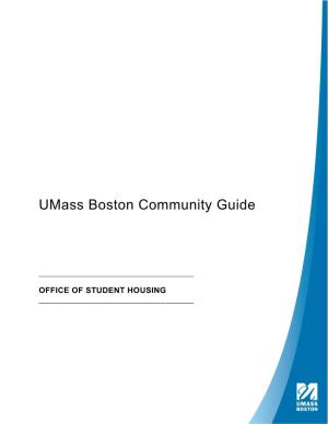 Umass Boston Community Guide