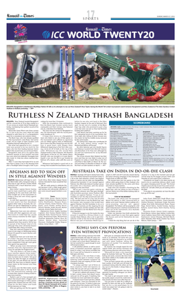 Ruthless N Zealand Thrash Bangladesh