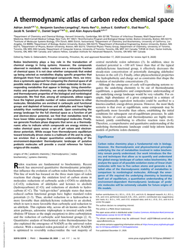 A Thermodynamic Atlas of Carbon Redox Chemical Space