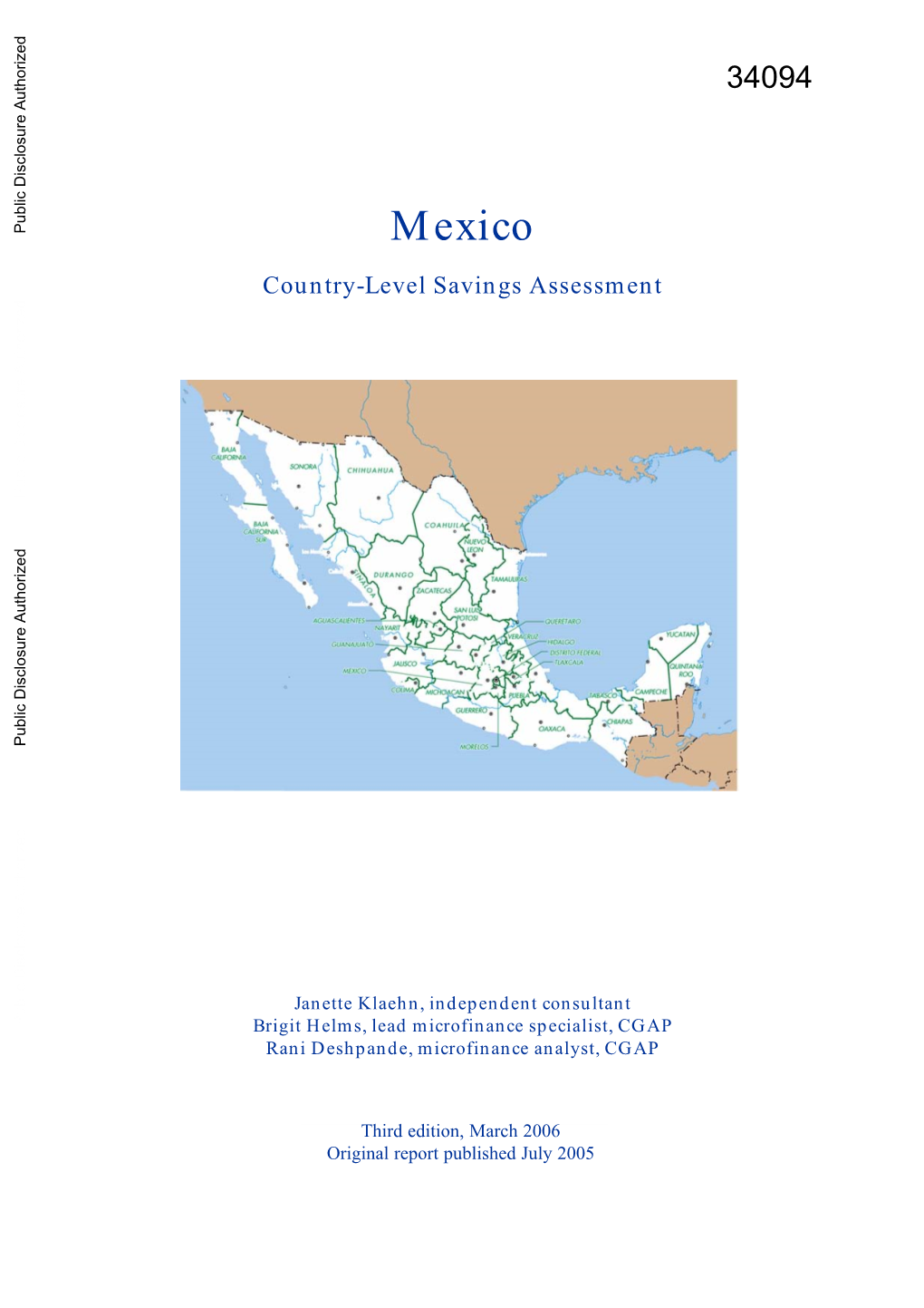 Mexico Country-Level Savings Assessment