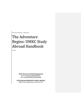 Study Abroad Handbook