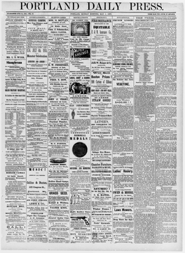 Portland Daily Press: May 1, 1876