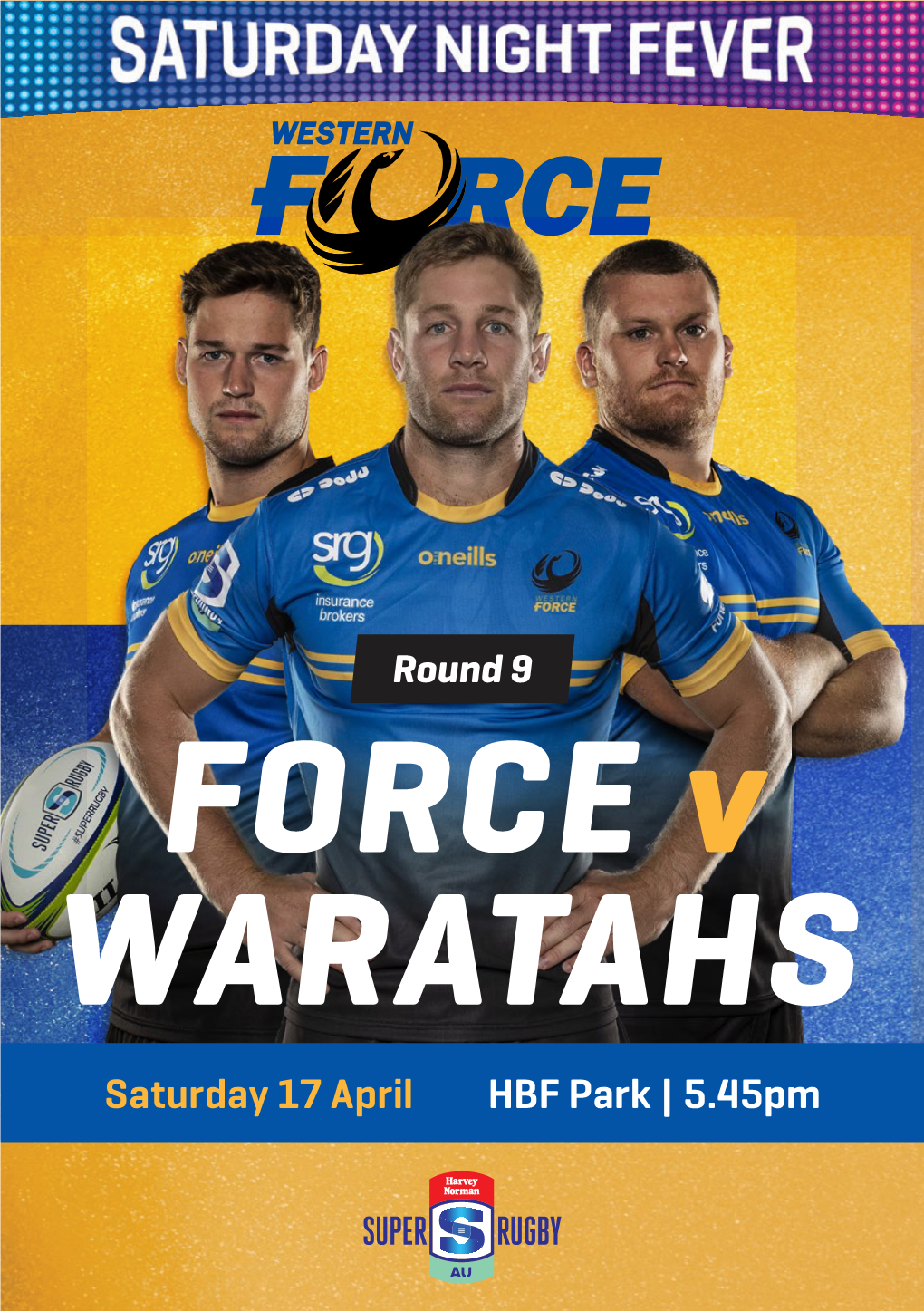 Saturday 17 April HBF Park | 5.45Pm DEAR PLAYERS, MEMBERS and FANS
