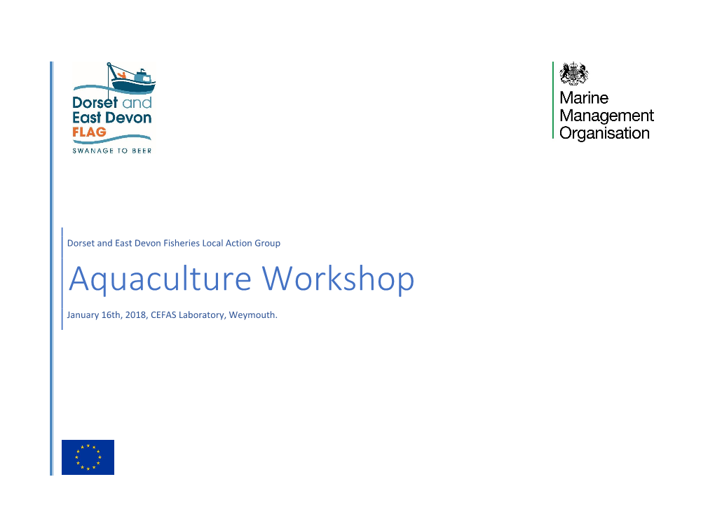 Aquaculture Workshop