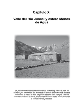 Capítulo XI Valle Del Río Juncal Y Estero Monos De Agua