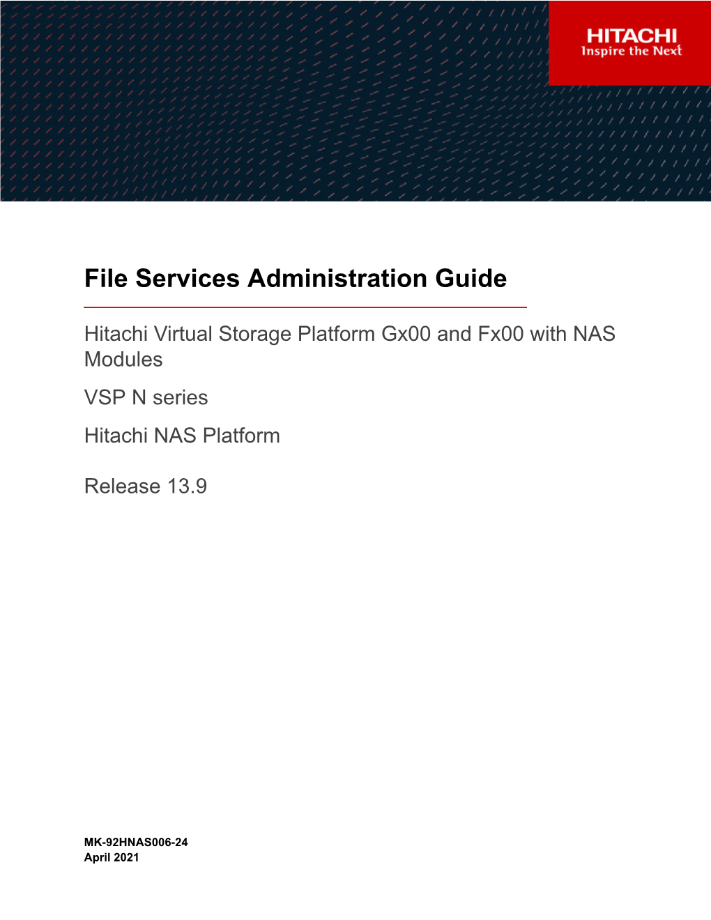 File Services Administration Guide for Hitachi NAS Platform 2 Contents