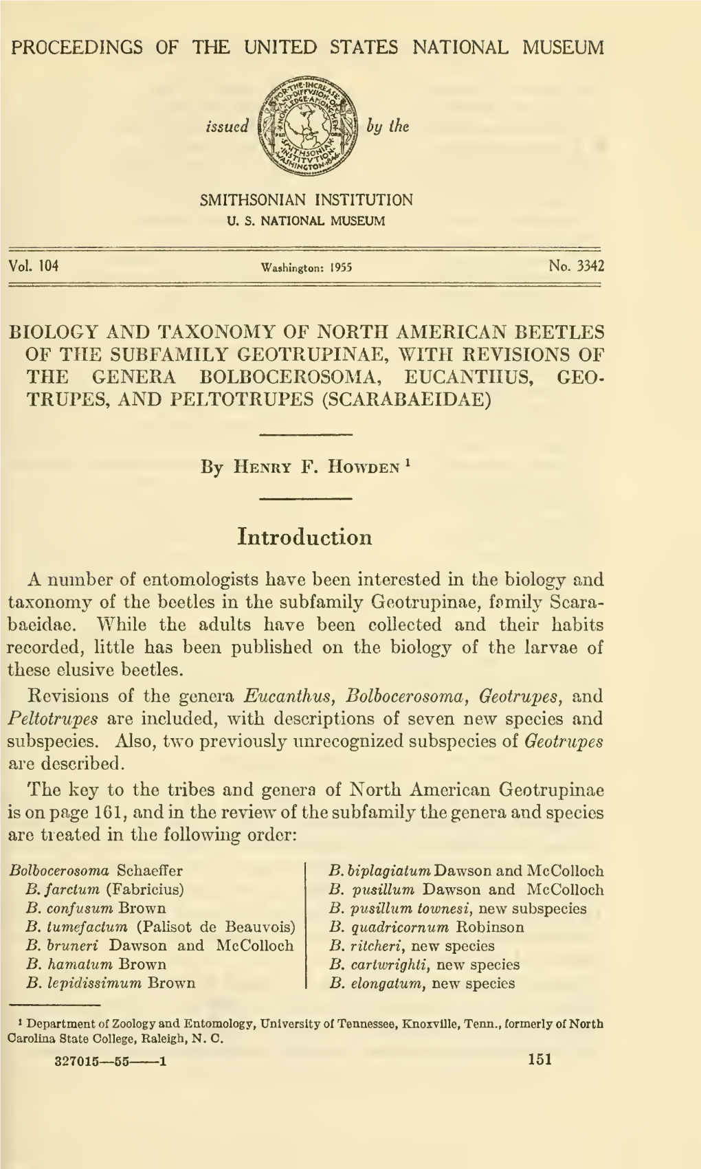 Proceedings of the United States National Museum