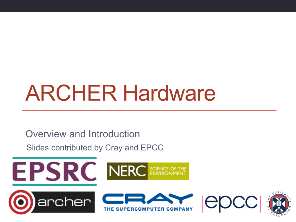 ARCHER Hardware