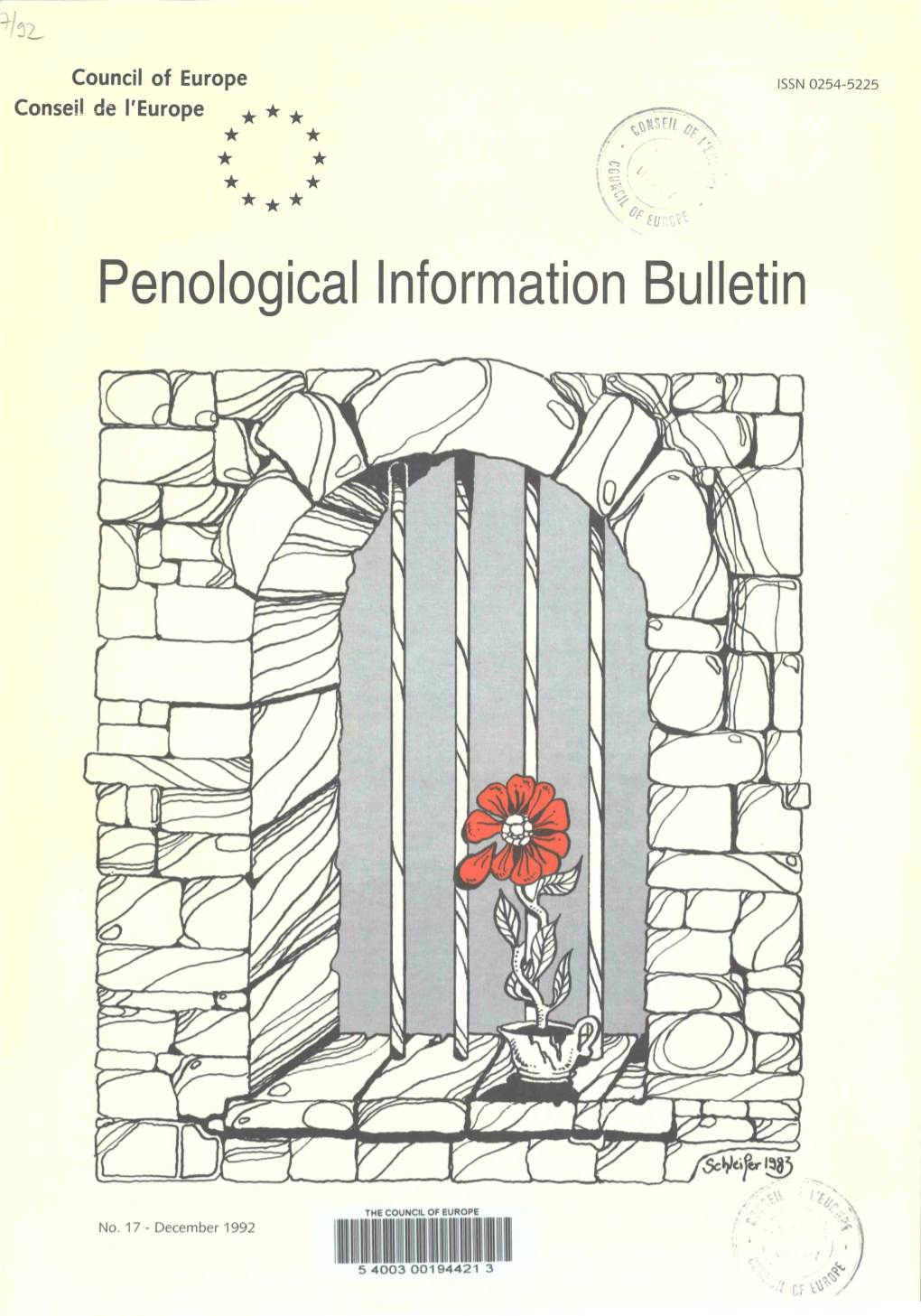 Penological Information Bulletin CONTENTS PENOLOGICAL INFORMATION BULLETIN