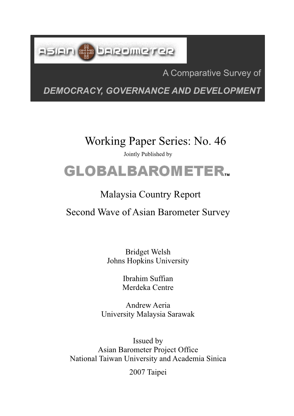 Asian Barometer Survey