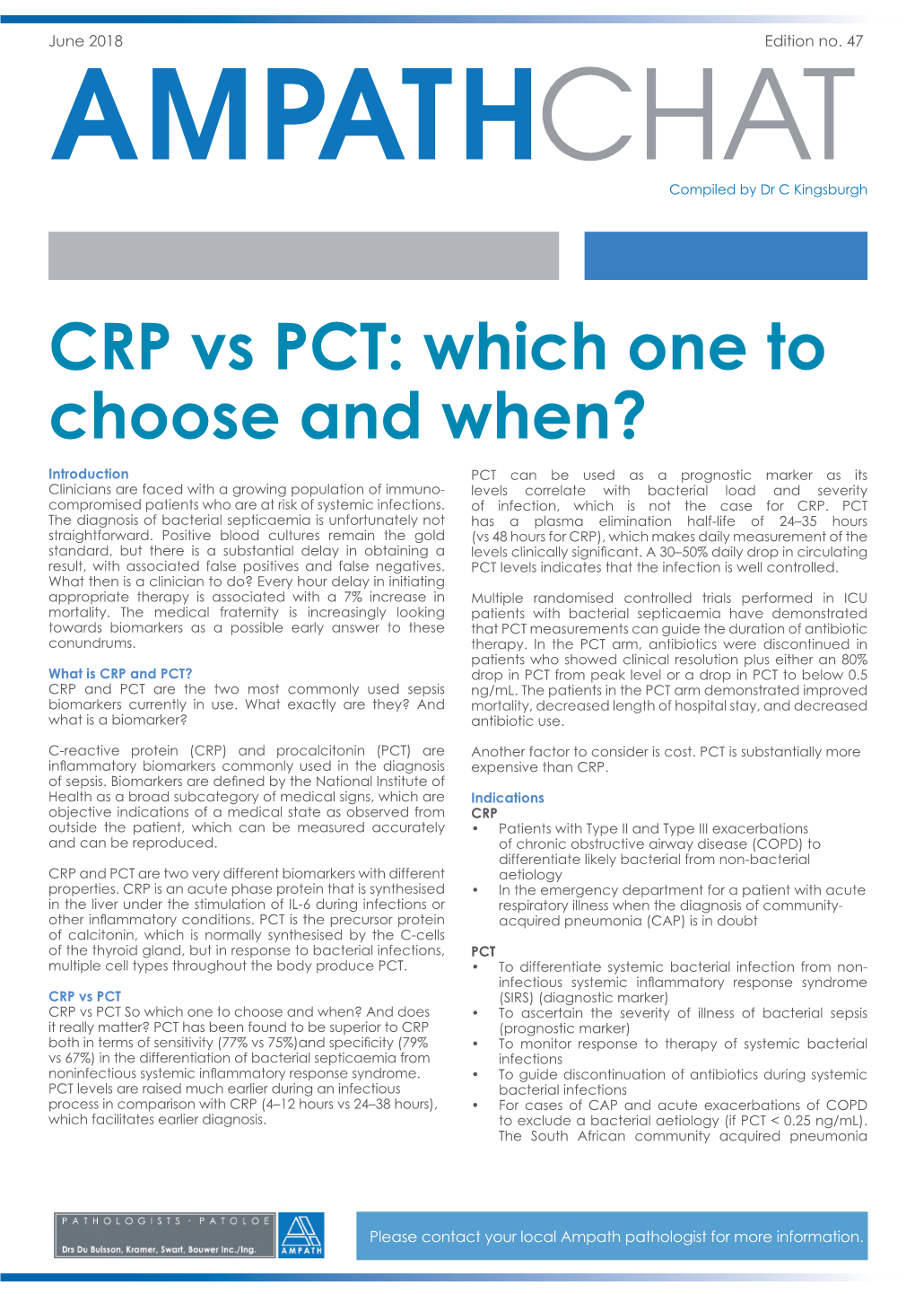 CRP Vs PCT: Which One to Choose and When?