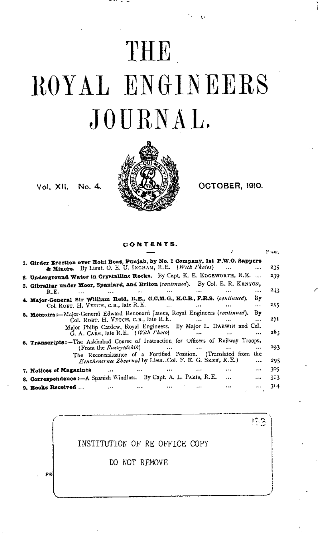 The Royal Engineers Journal