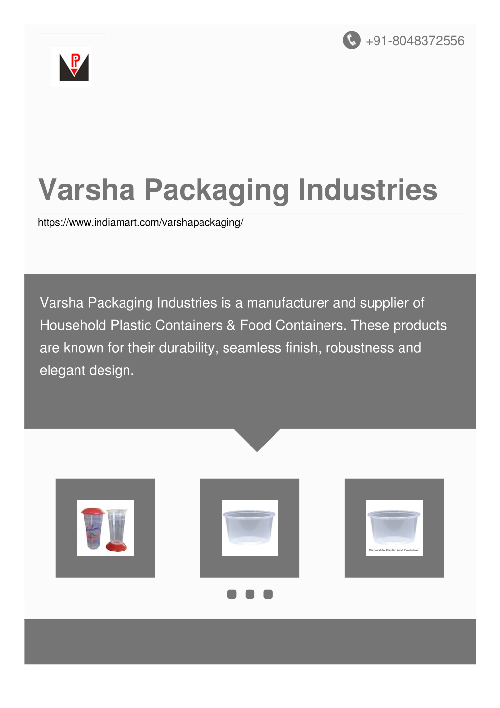 Varsha Packaging Industries