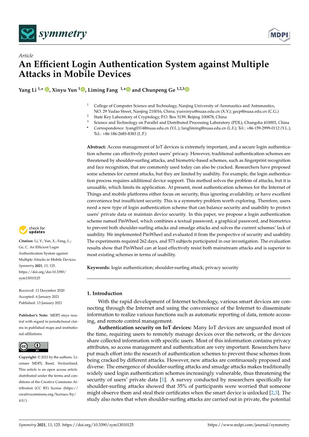 An Efficient Login Authentication System Against Multiple Attacks In