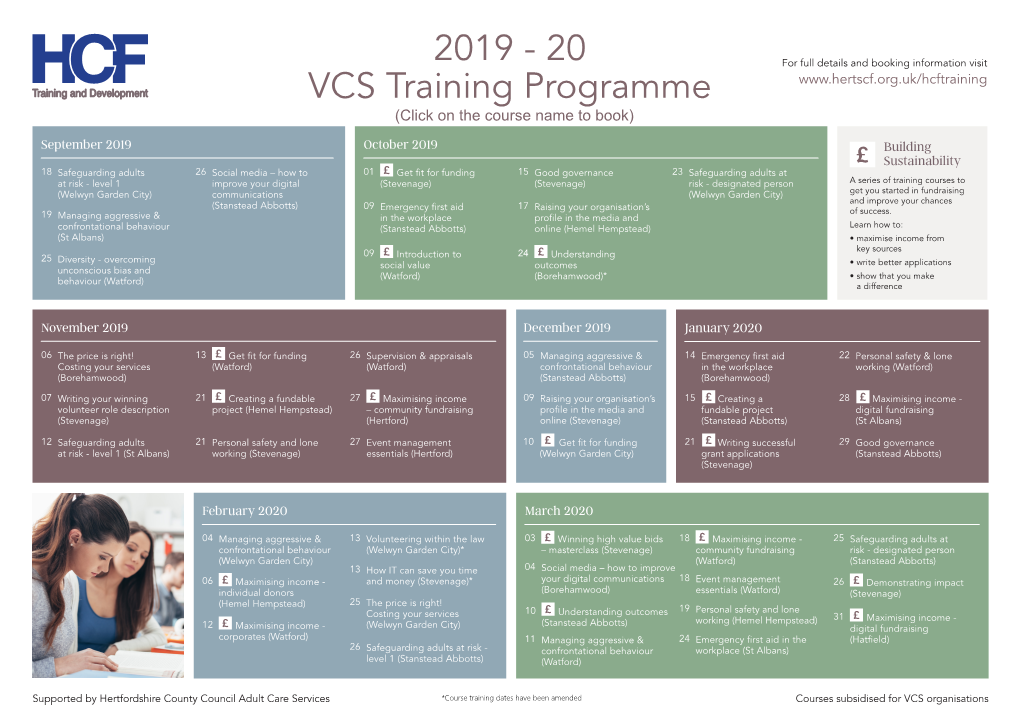 20 VCS Training Programme