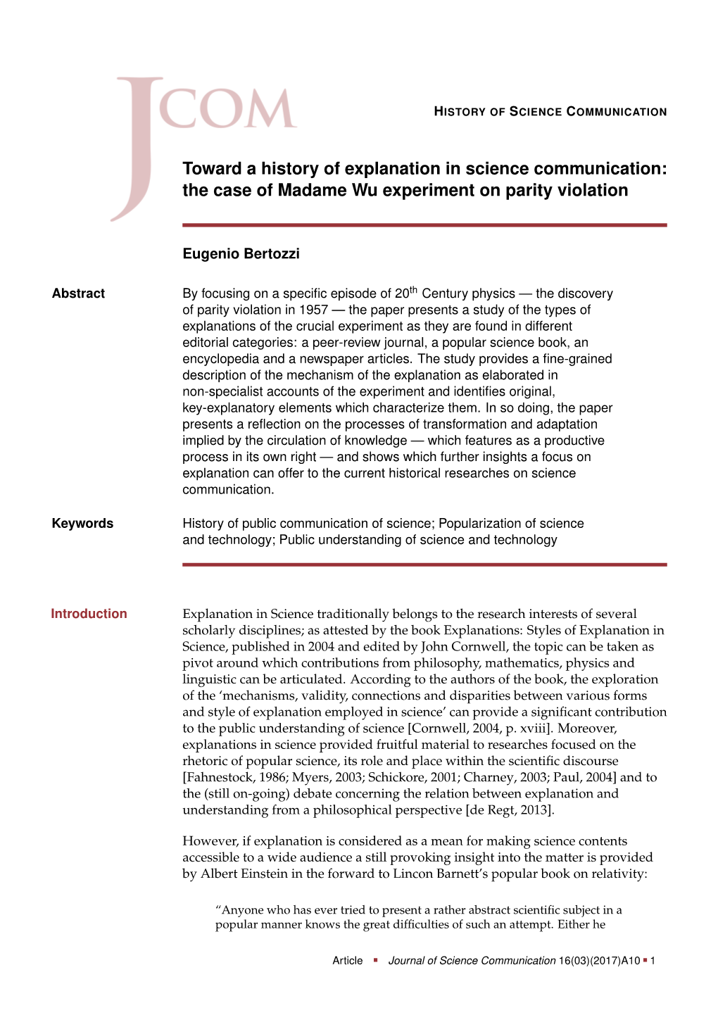 The Case of Madame Wu Experiment on Parity Violation