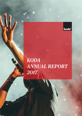 KODA ANNUAL REPORT 2017 Contents