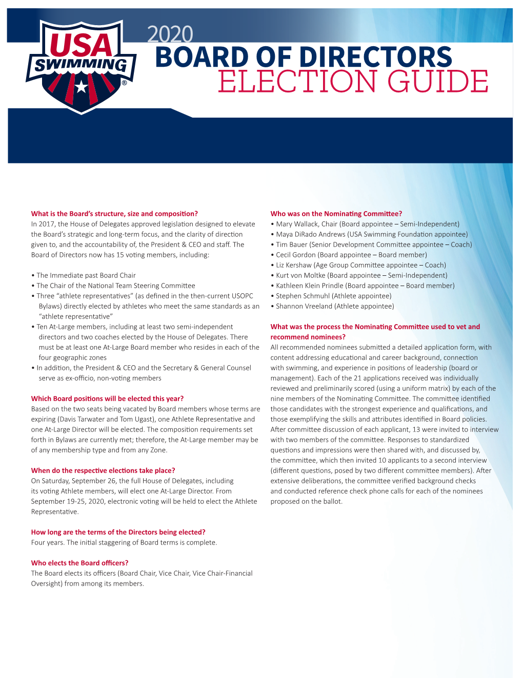 2020 Election Guide