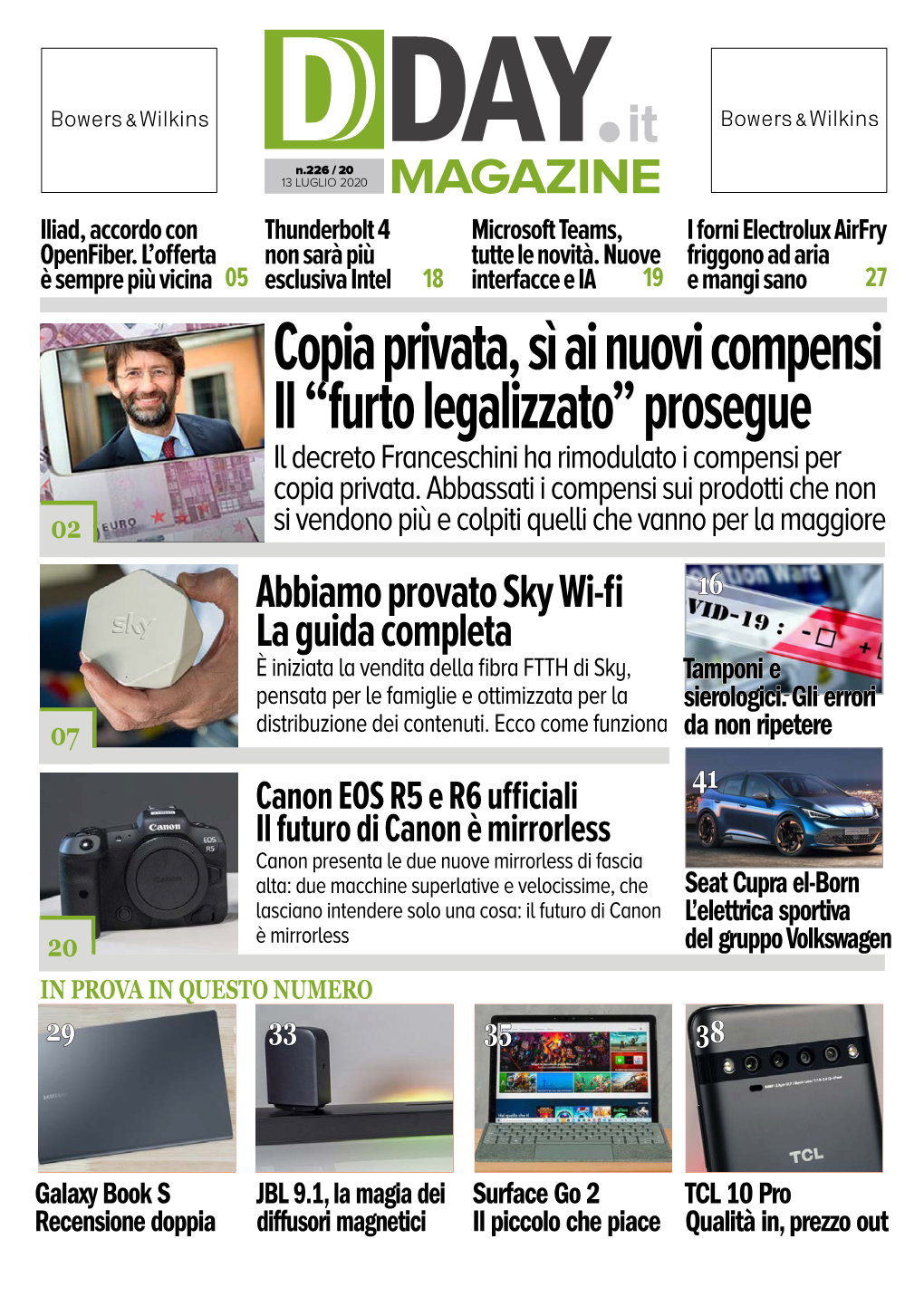 MAGAZINE Iliad, Accordo Con Thunderbolt 4 Microsoft Teams, I Forni Electrolux Airfry Openfiber