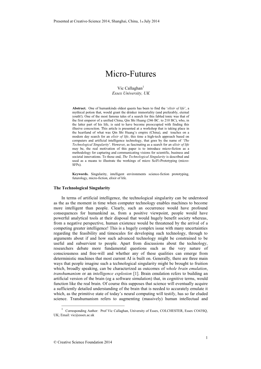 Micro-Futures