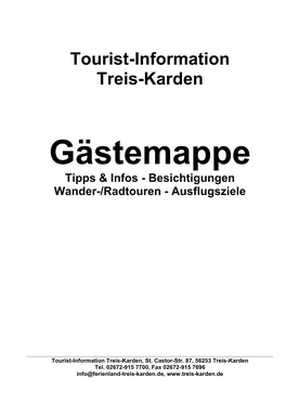 Tourist-Information Treis-Karden