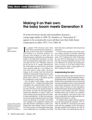 The Baby Boom Meets Generation X