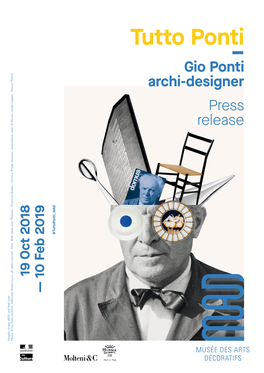 Gio Ponti Archi-Designer Press Release