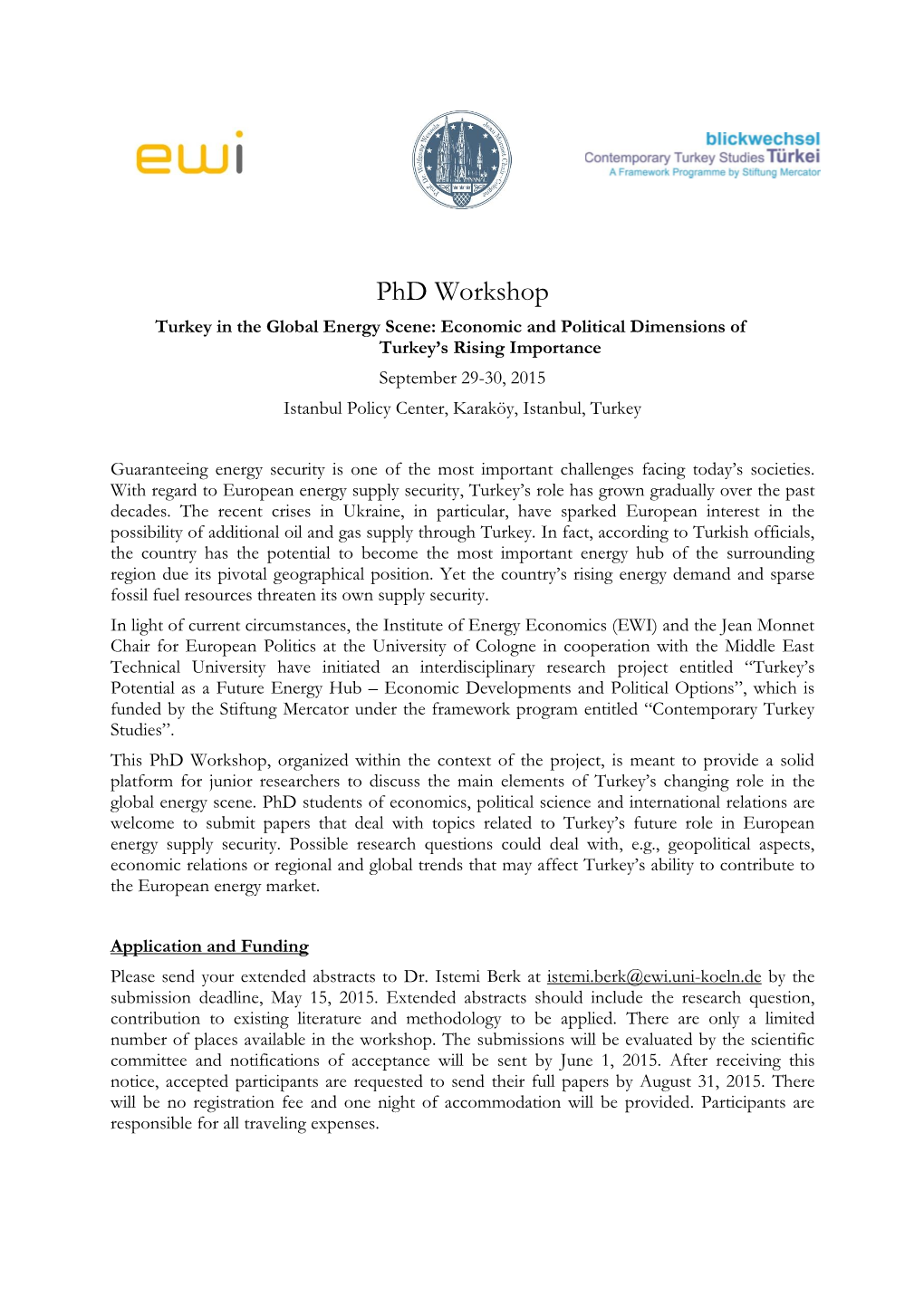 Phd Workshop