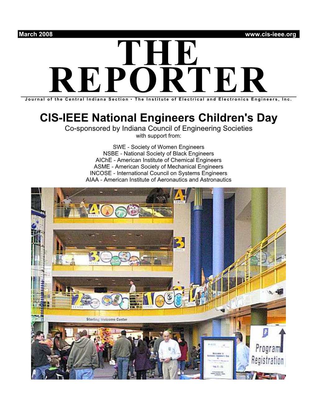 CIS-IEEE National Engineers Children's Day Co-Sponsored by Indiana Council of Engineering Societies with Support From